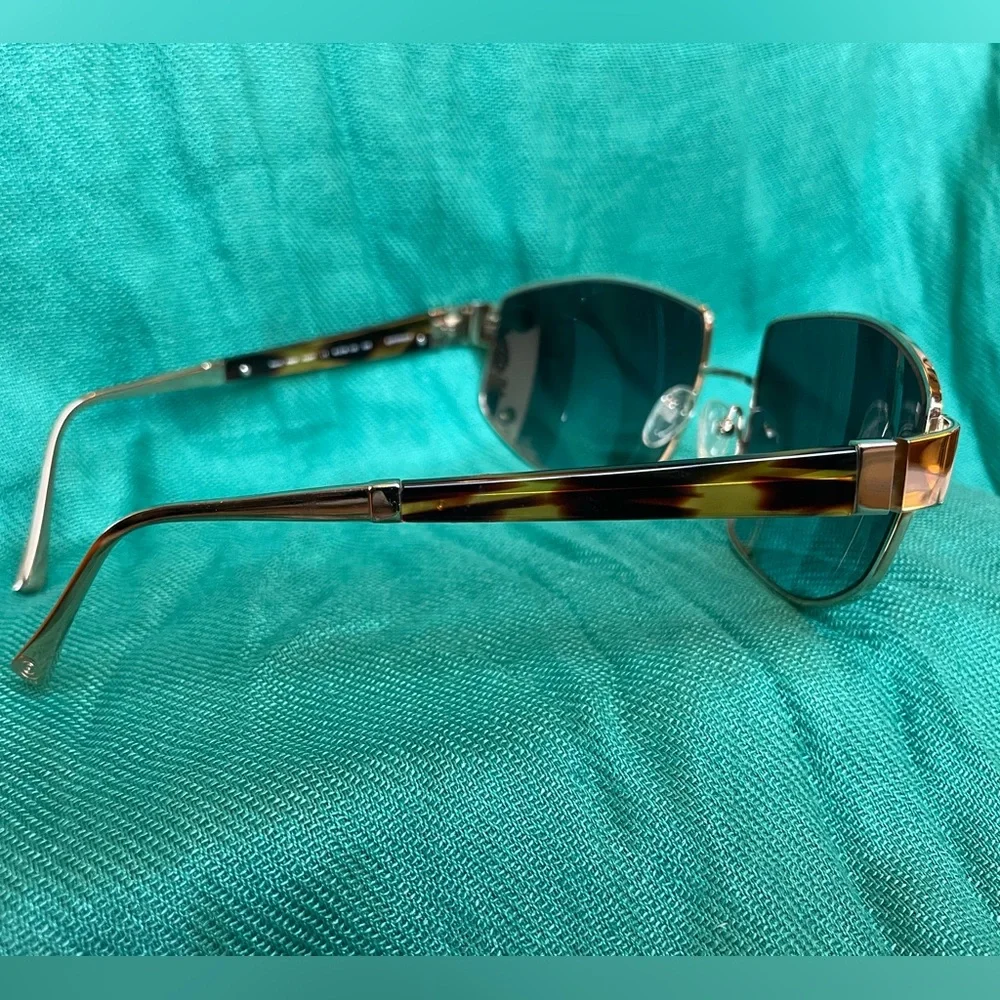 MORGENTHAL FREDERICS Supernova 539 Aviators Titanium Gold Tortoise Shell NEW